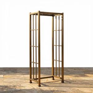 Geometric Bronze Garden Trellis